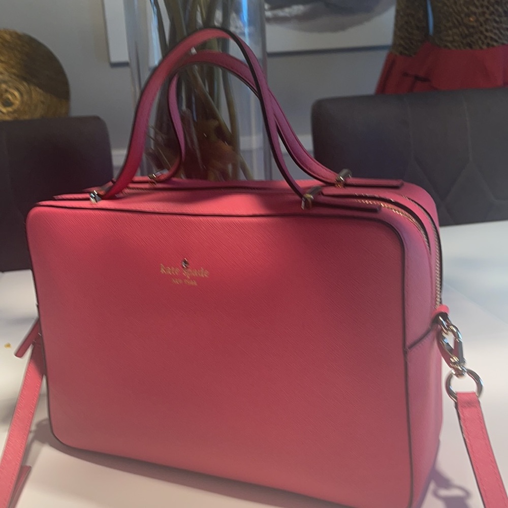 CORAL ORANGE 🍊 KATE SPADE HANDBAG - Picture 6 of 10